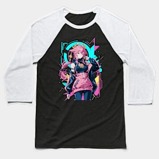 techwear girl cyberpunk 2 Baseball T-Shirt